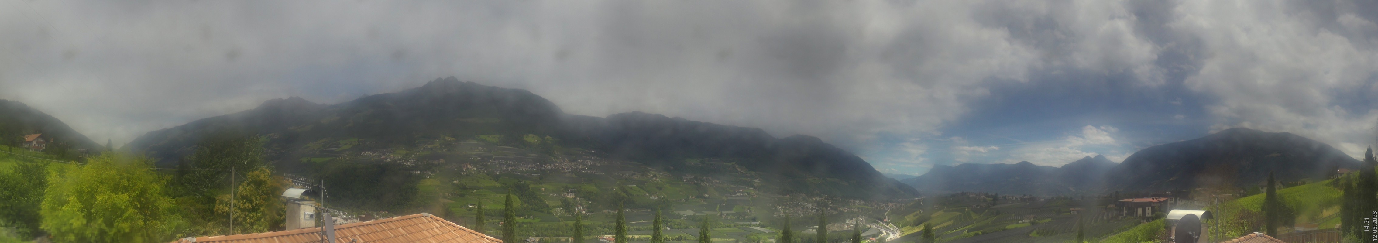 Archiv Foto Webcam Panorama Schenna