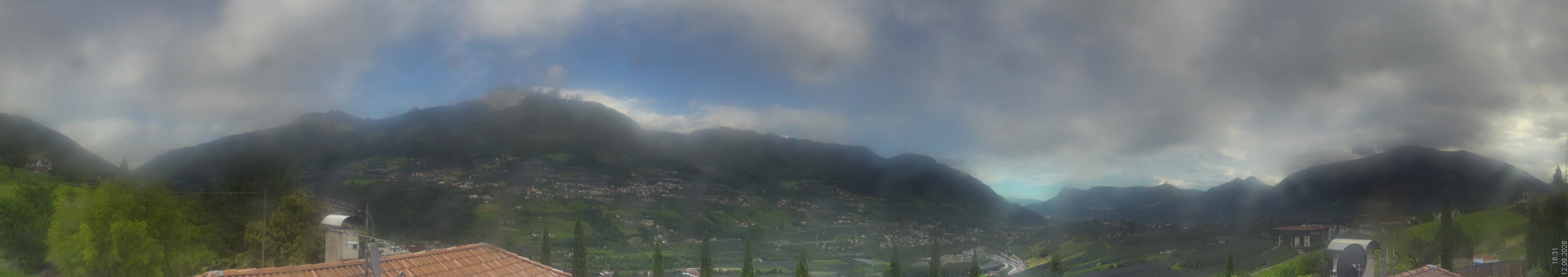 Archiv Foto Webcam Panorama Schenna