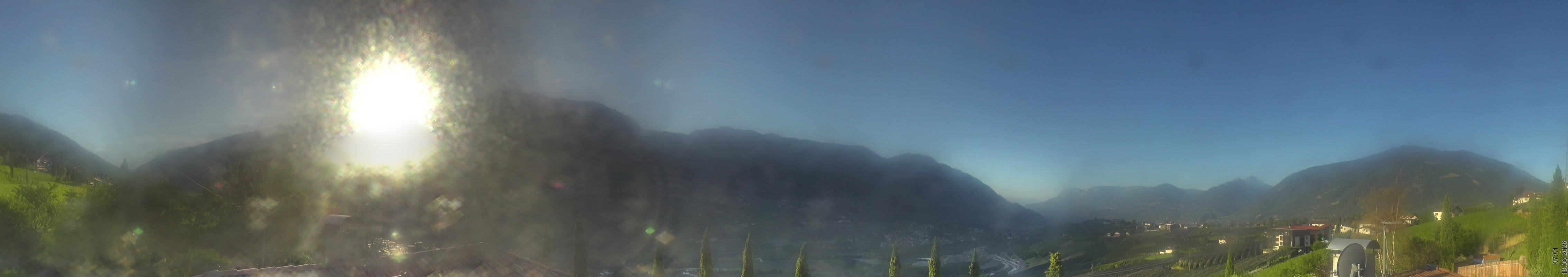 Archiv Foto Webcam Panorama Schenna