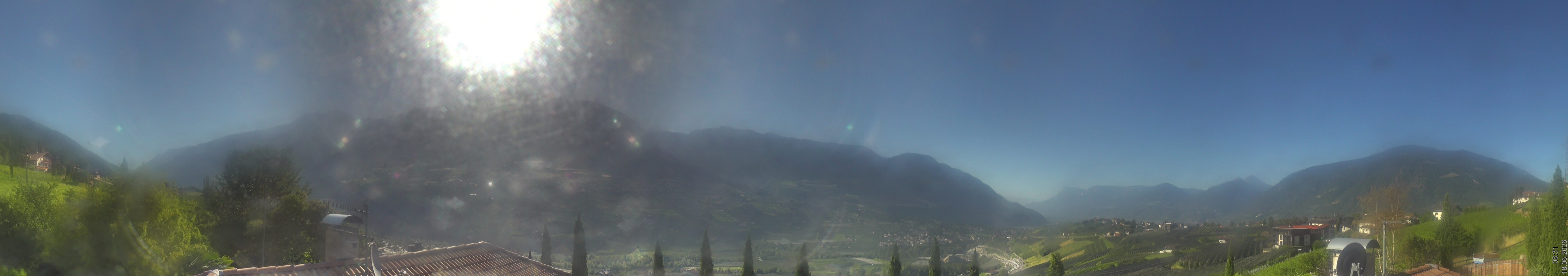 Archiv Foto Webcam Panorama Schenna