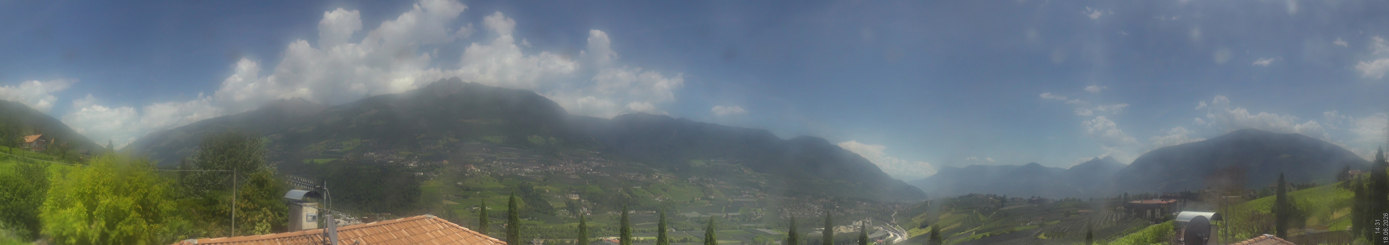 Archiv Foto Webcam Panorama Schenna