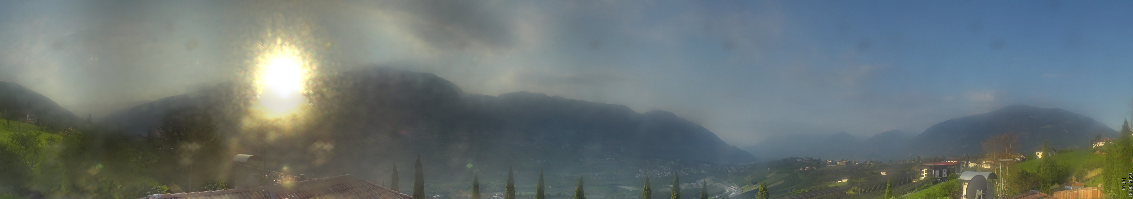 Archiv Foto Webcam Panorama Schenna