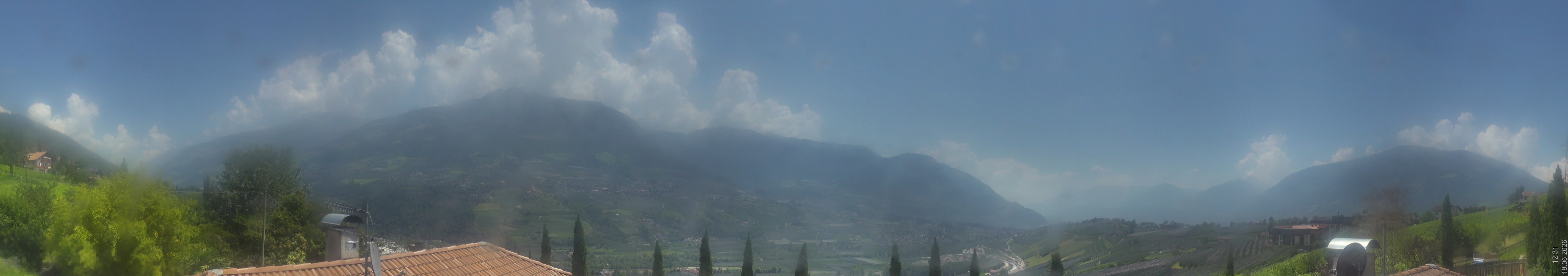 Archiv Foto Webcam Panorama Schenna