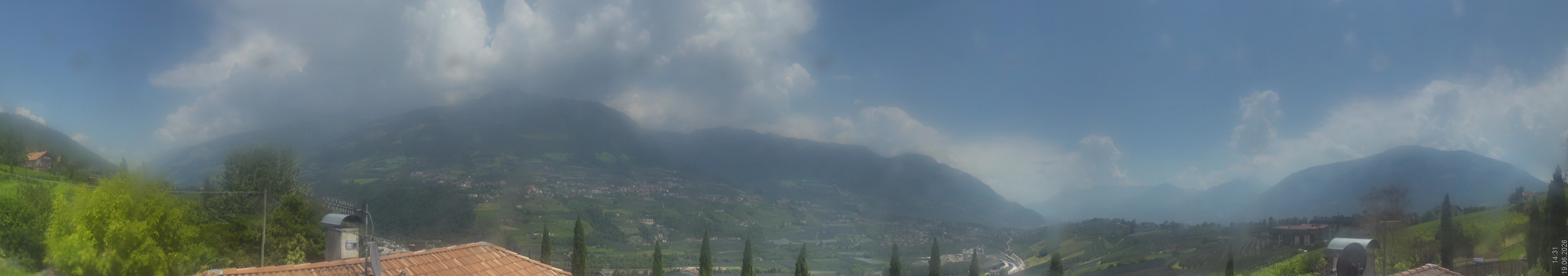 Archiv Foto Webcam Panorama Schenna