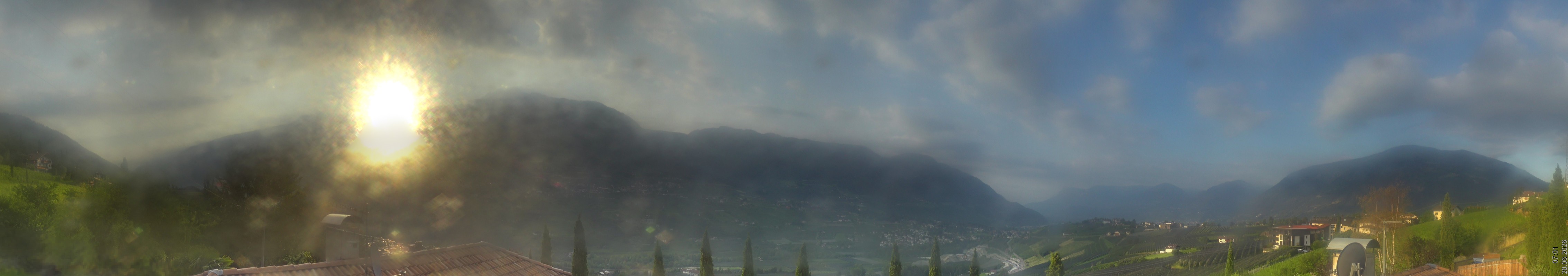 Archived image Webcam Schenna - South Tyrol