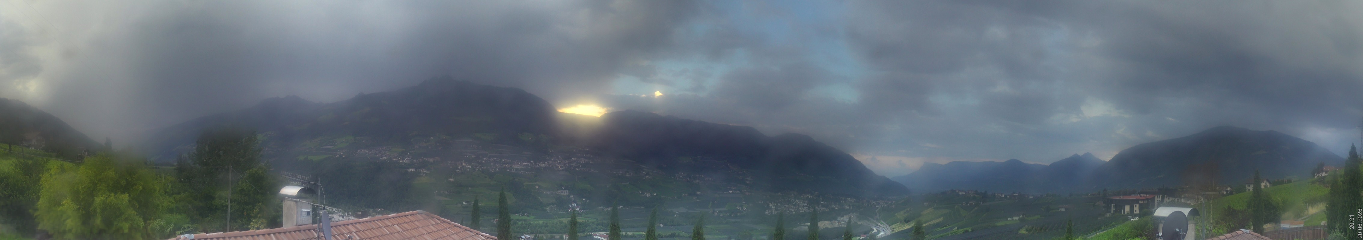 Archiv Foto Webcam Panorama Schenna