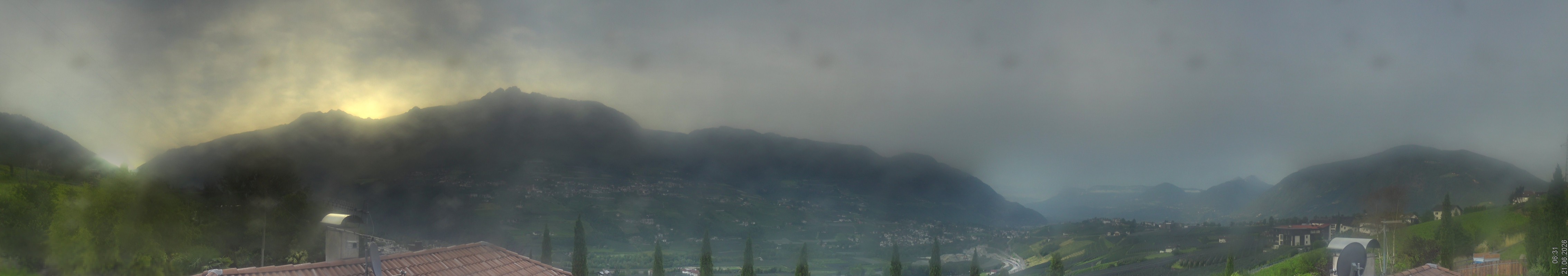 Archiv Foto Webcam Panorama Schenna