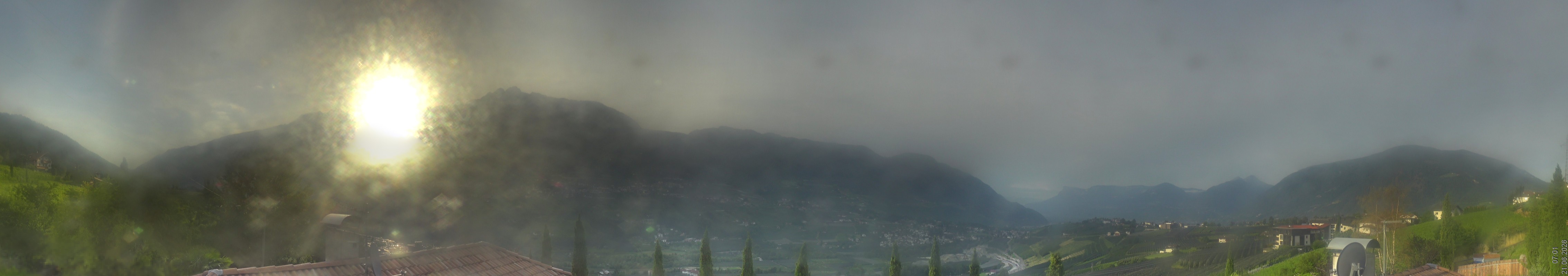Archiv Foto Webcam Panorama Schenna