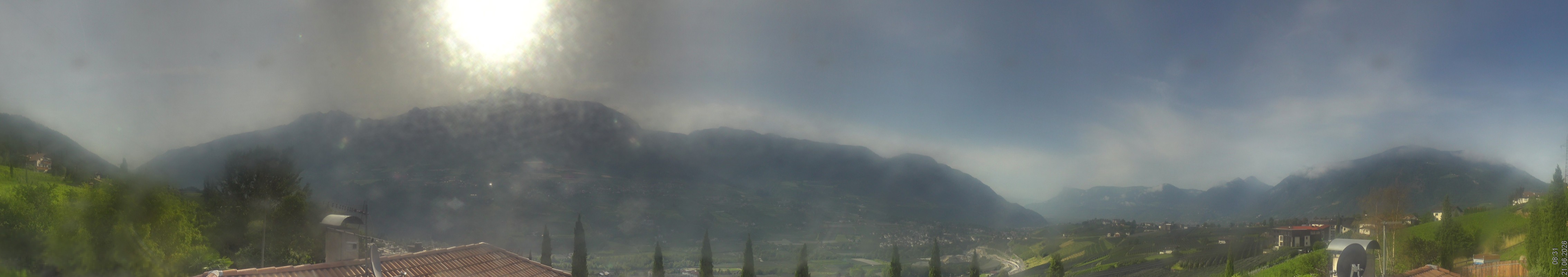 Archiv Foto Webcam Panorama Schenna