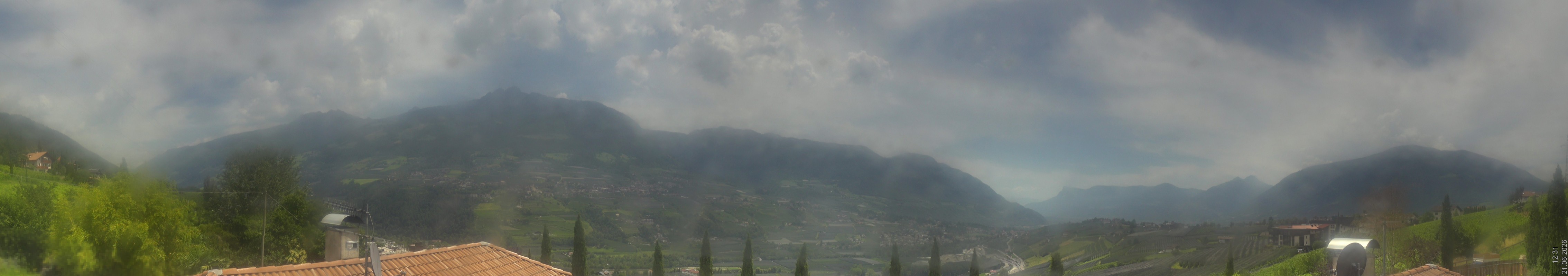 Archiv Foto Webcam Panorama Schenna