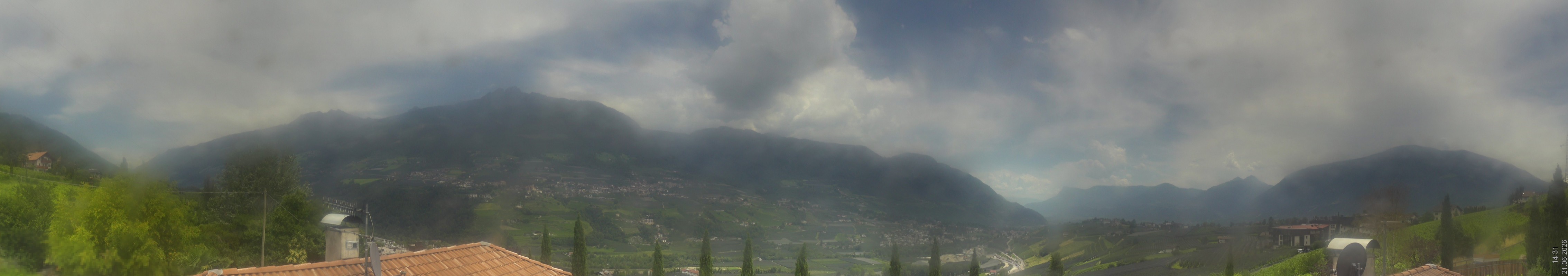 Archiv Foto Webcam Panorama Schenna