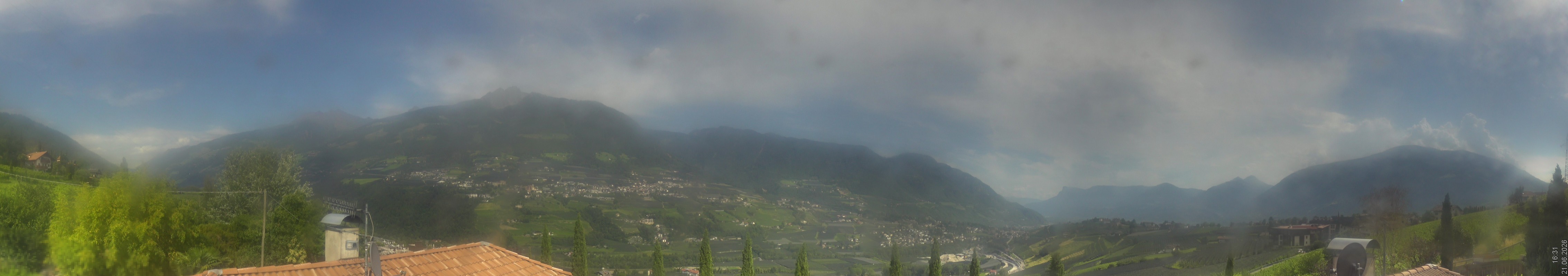 Archiv Foto Webcam Panorama Schenna