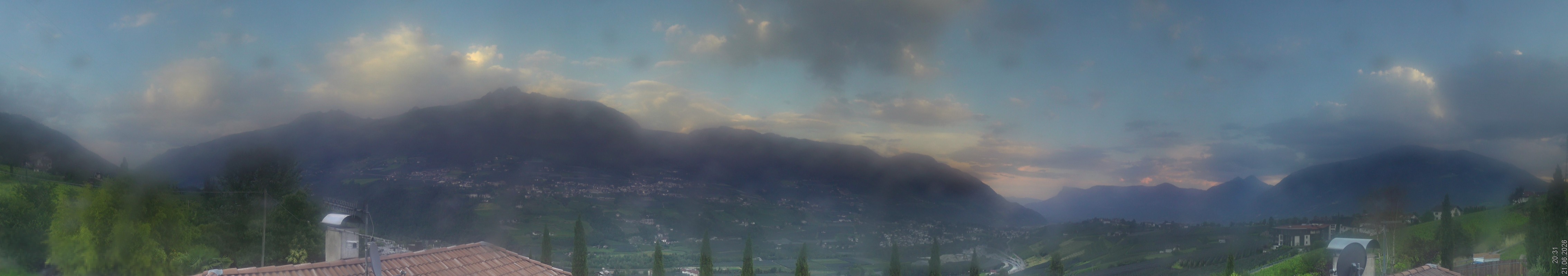 Archiv Foto Webcam Panorama Schenna
