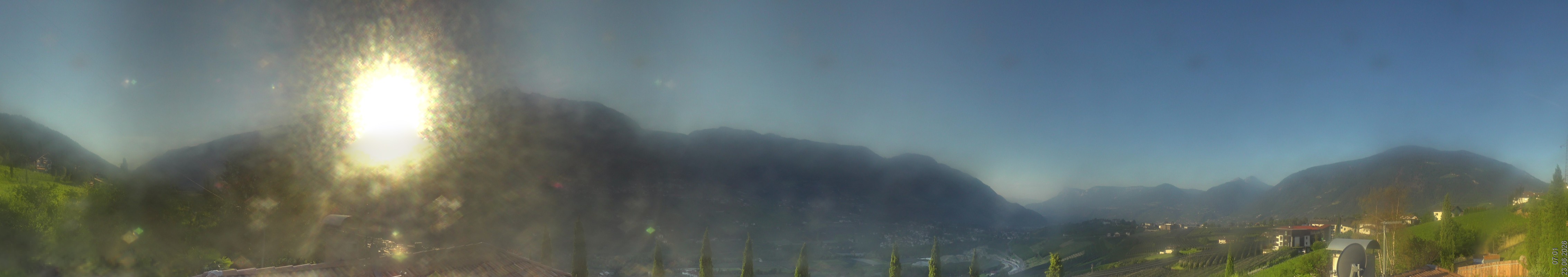 Archiv Foto Webcam Panorama Schenna