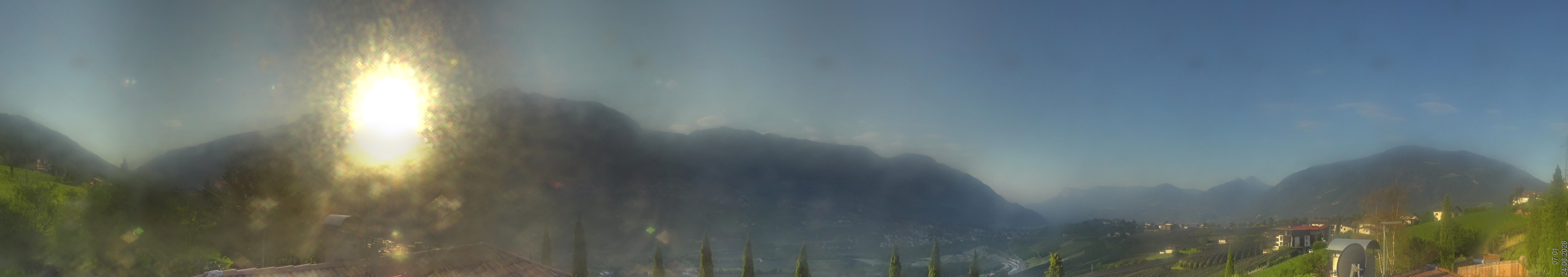 Archiv Foto Webcam Panorama Schenna