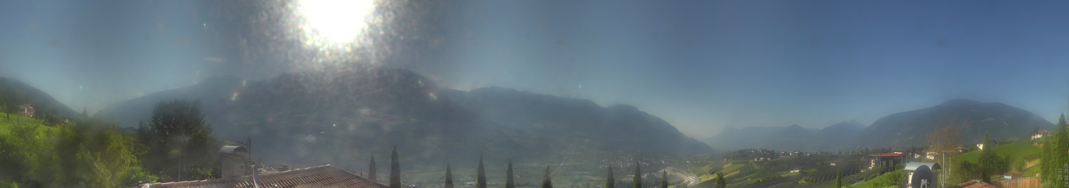 Archiv Foto Webcam Panorama Schenna