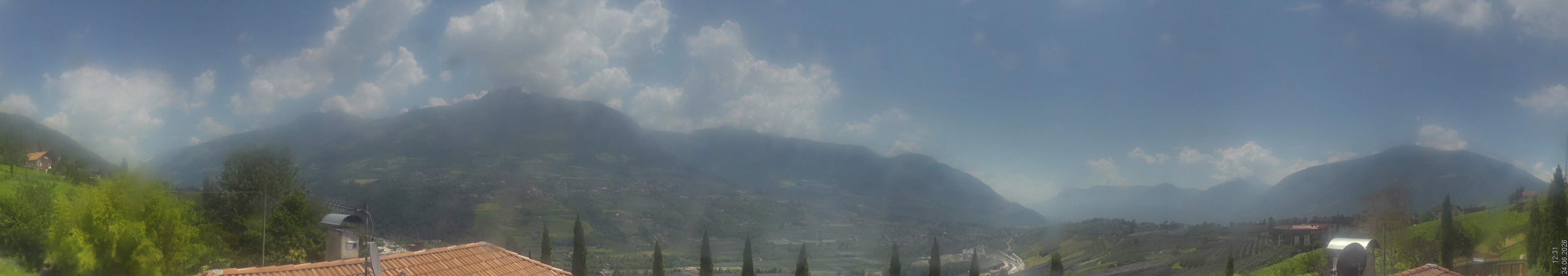 Archiv Foto Webcam Panorama Schenna