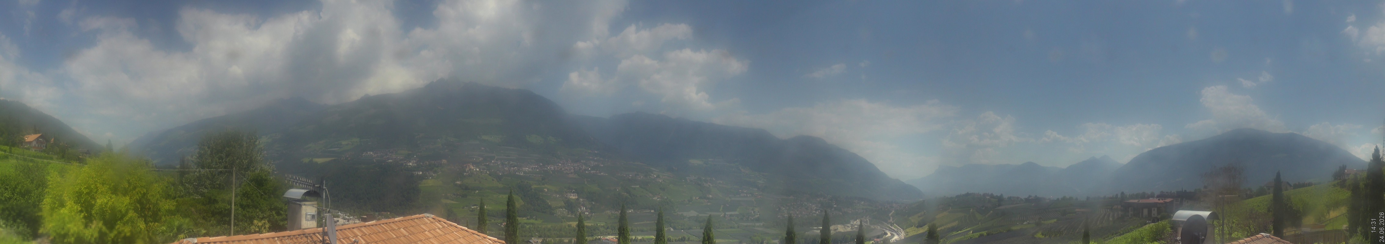Archiv Foto Webcam Panorama Schenna