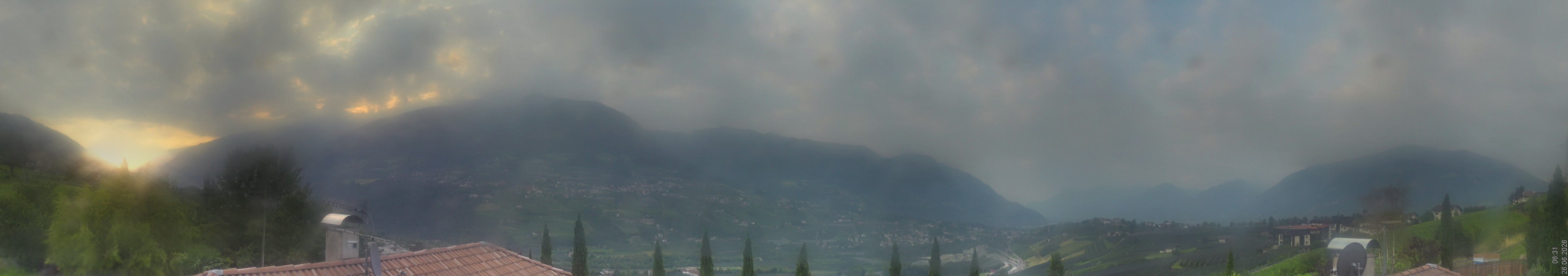 Archiv Foto Webcam Panorama Schenna