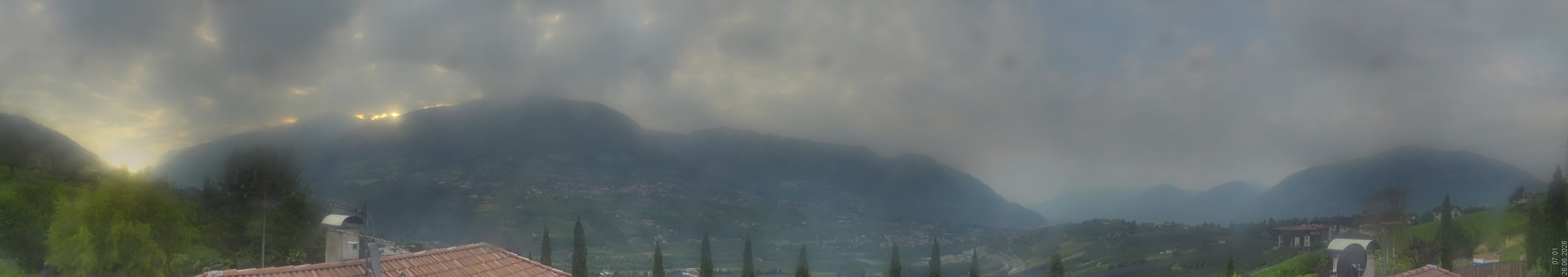 Archiv Foto Webcam Panorama Schenna
