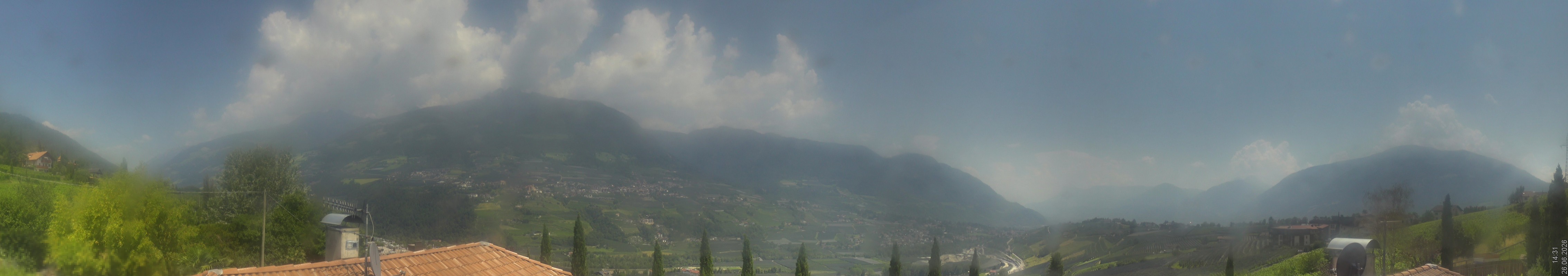 Archiv Foto Webcam Panorama Schenna