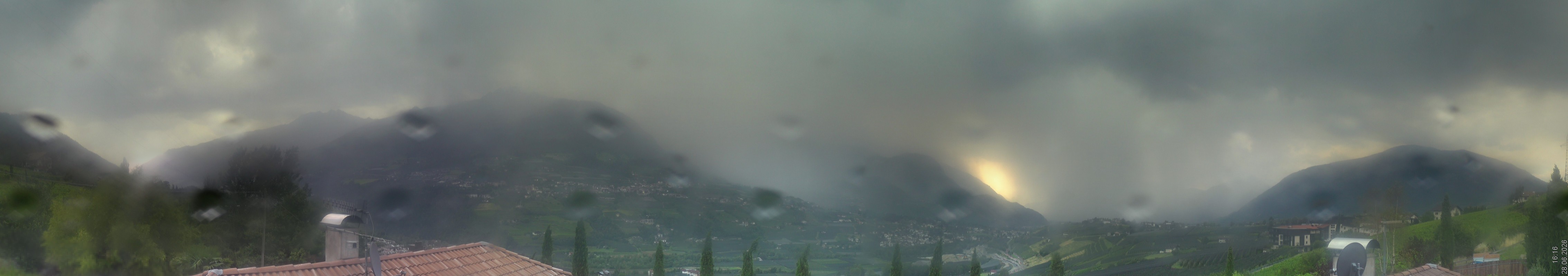 Archiv Foto Webcam Panorama Schenna
