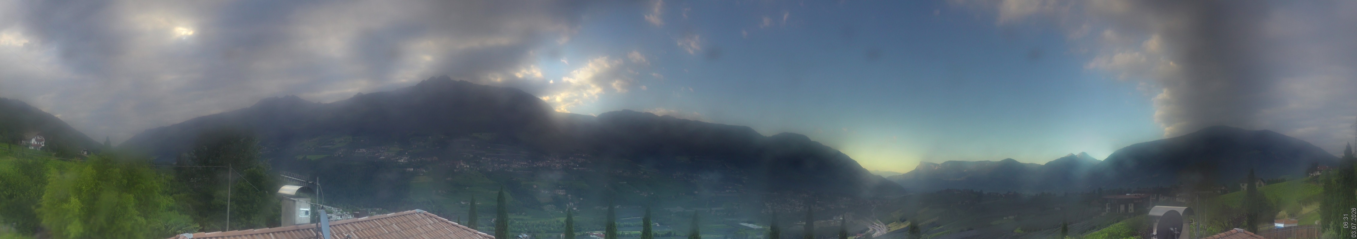 Archiv Foto Webcam Panorama Schenna