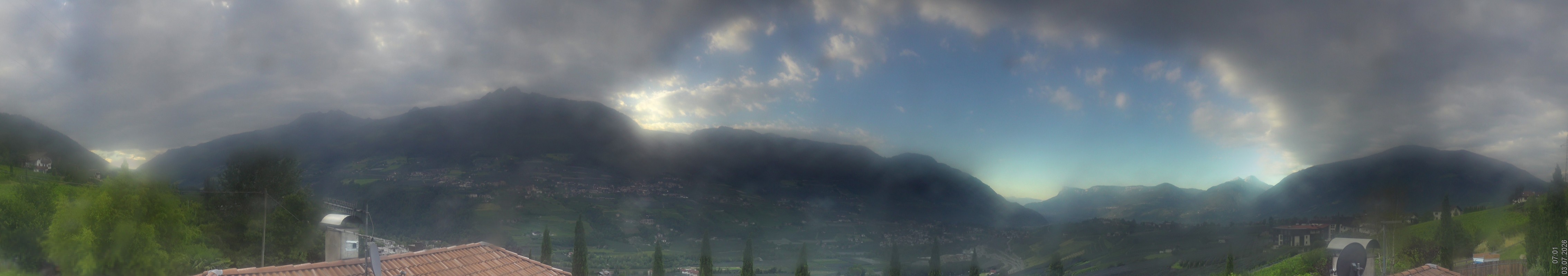 Archiv Foto Webcam Panorama Schenna