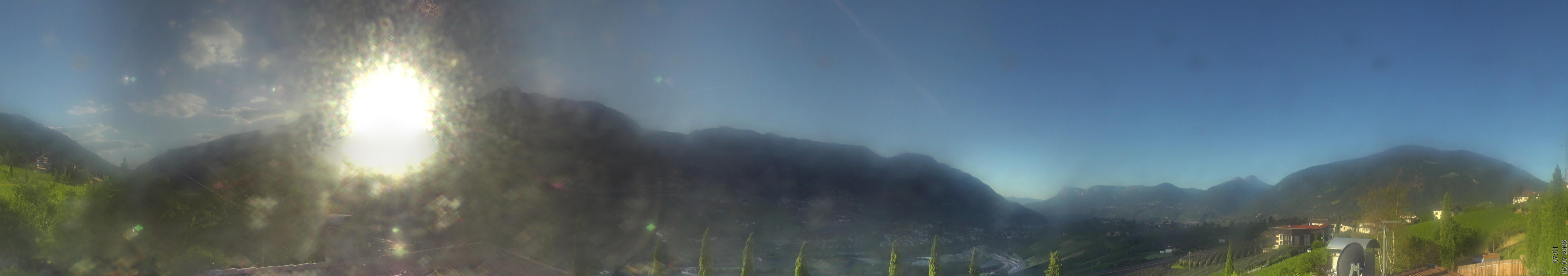 Archived image Webcam Schenna - South Tyrol