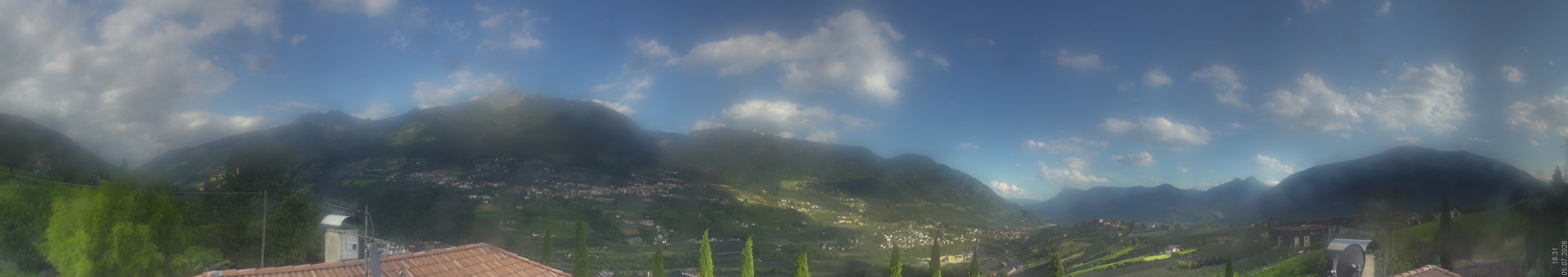 Archived image Webcam Schenna - South Tyrol
