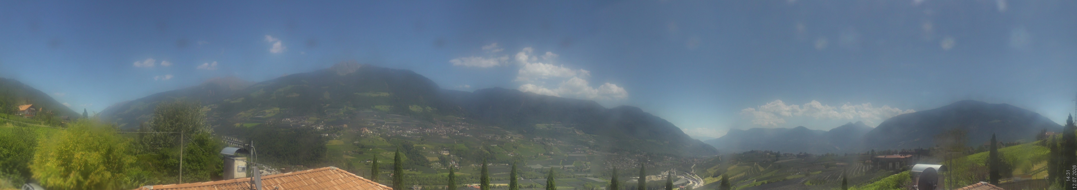 Archived image Webcam Schenna - South Tyrol