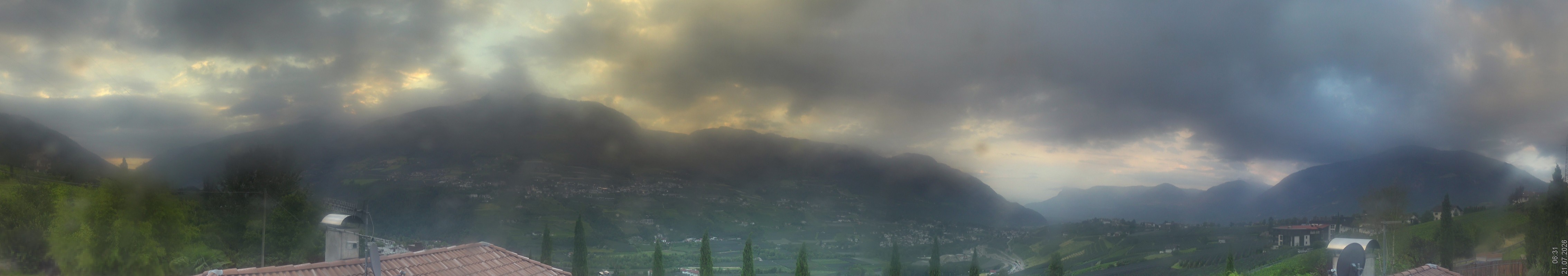 Archiv Foto Webcam Panorama Schenna