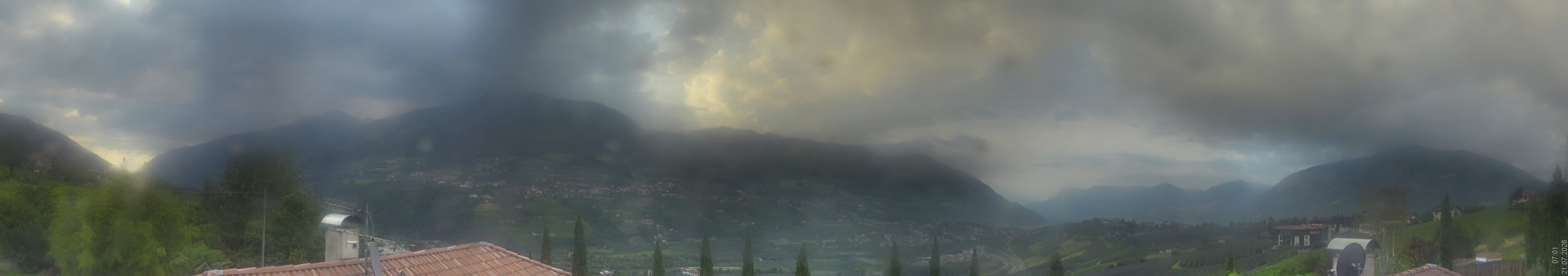 Archiv Foto Webcam Panorama Schenna