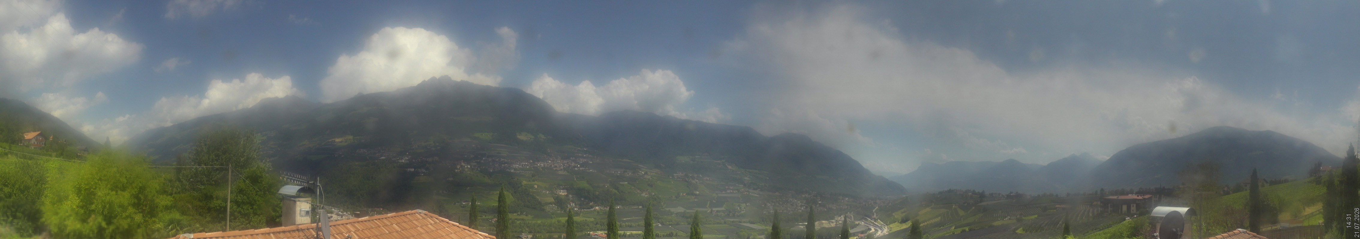Archiv Foto Webcam Panorama Schenna