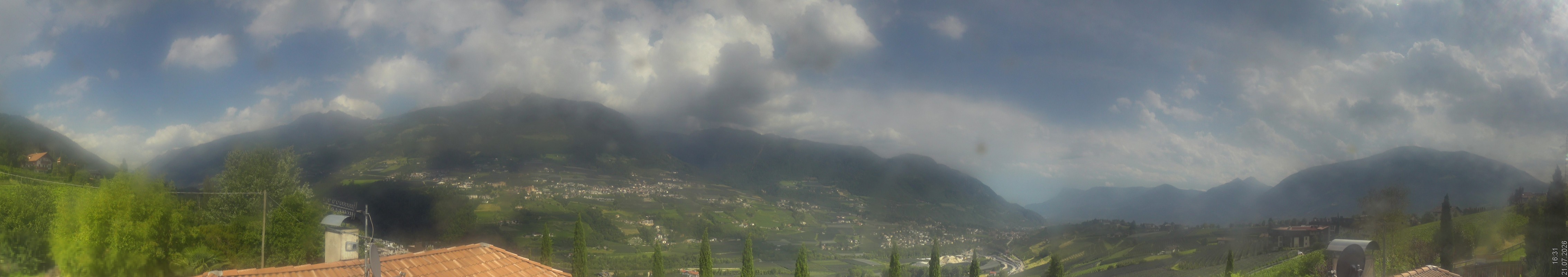 Archiv Foto Webcam Panorama Schenna
