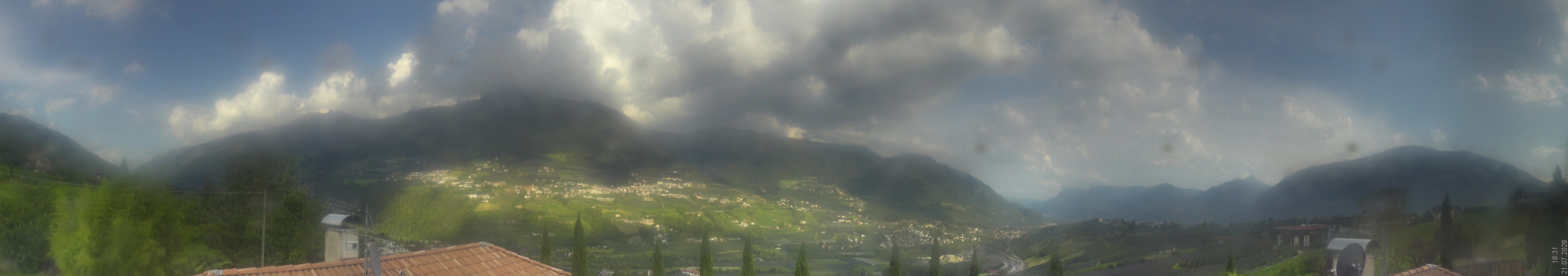 Archiv Foto Webcam Panorama Schenna