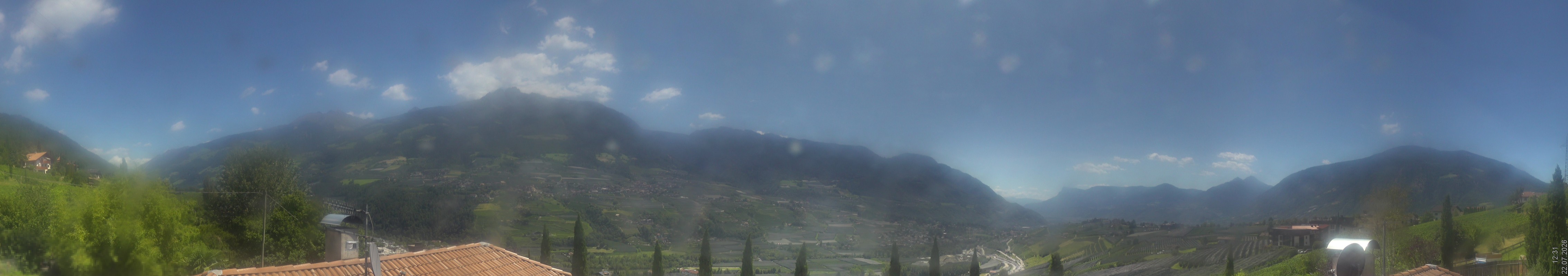 Archiv Foto Webcam Panorama Schenna