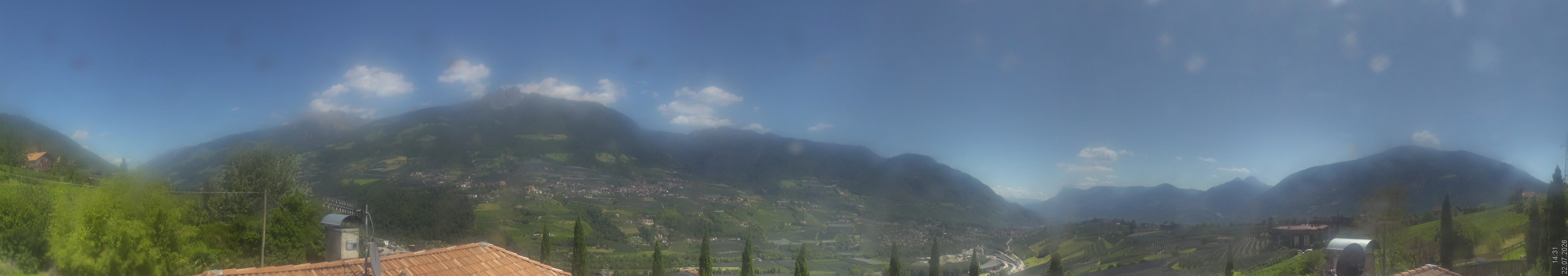 Archiv Foto Webcam Panorama Schenna