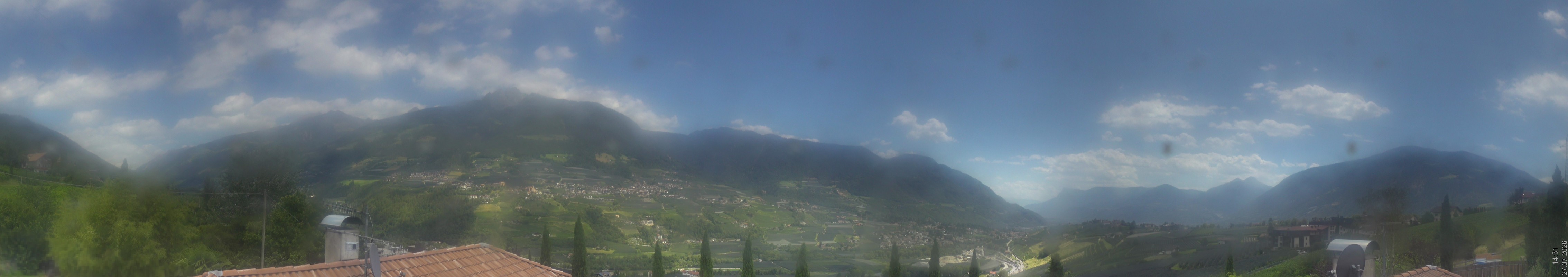Archiv Foto Webcam Panorama Schenna