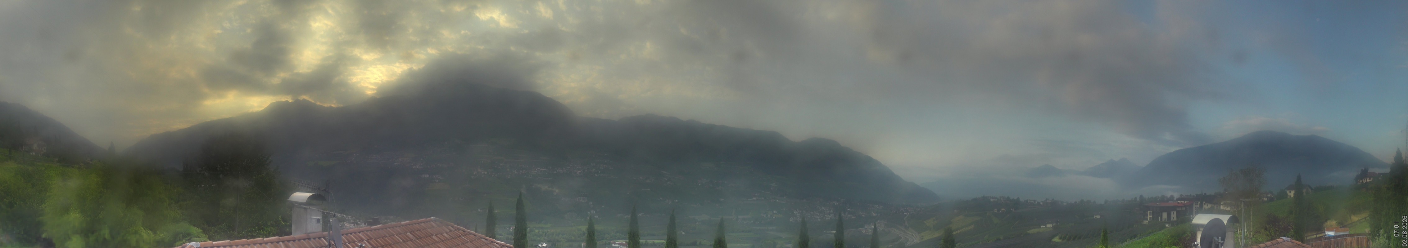 Archiv Foto Webcam Panorama Schenna