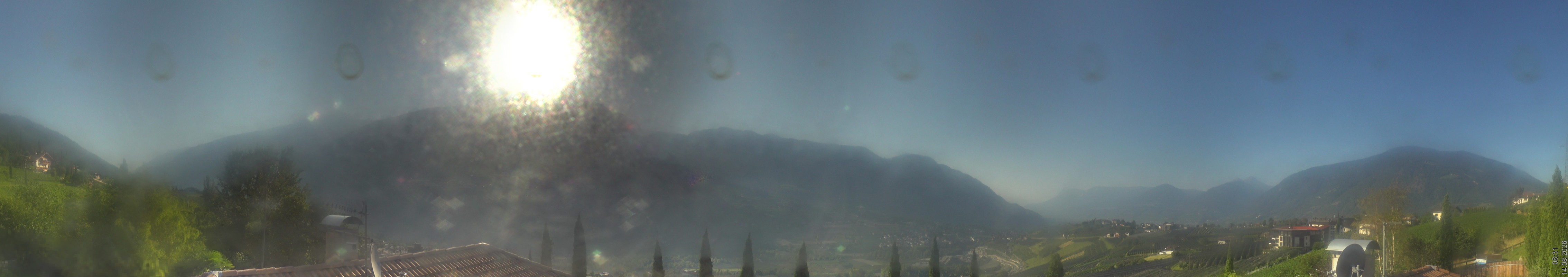 Archiv Foto Webcam Panorama Schenna