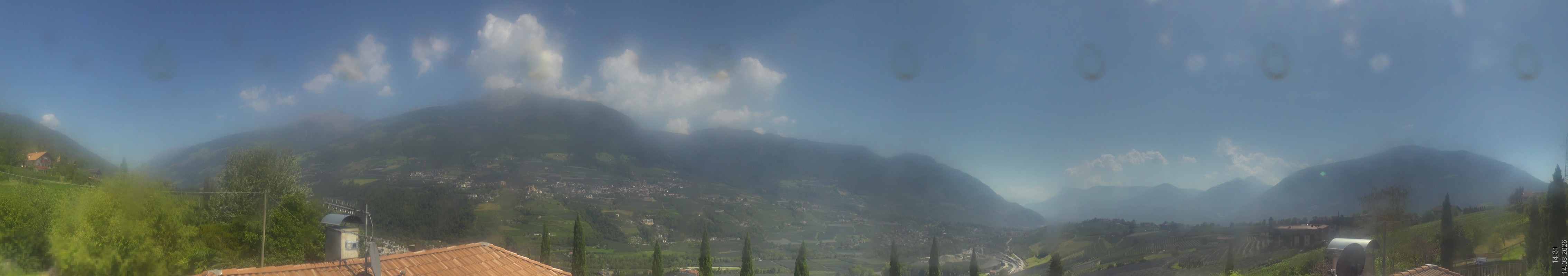 Archiv Foto Webcam Panorama Schenna