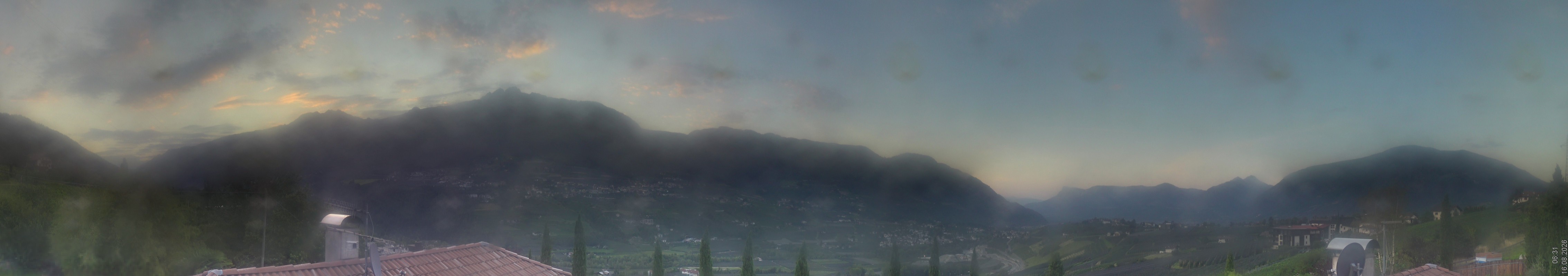 Archiv Foto Webcam Panorama Schenna