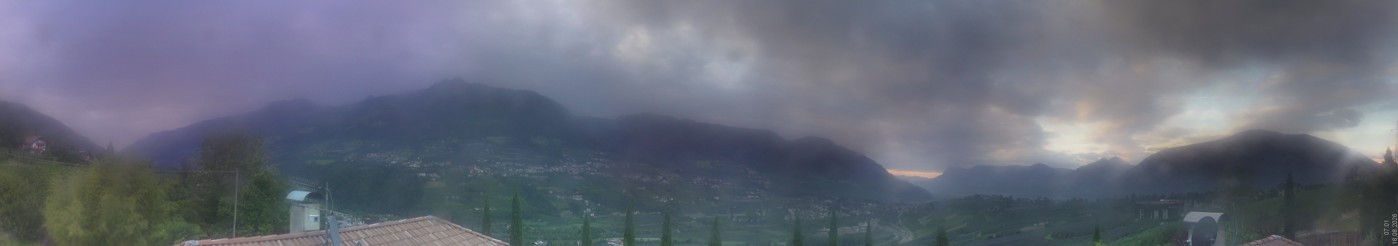 Archiv Foto Webcam Panorama Schenna