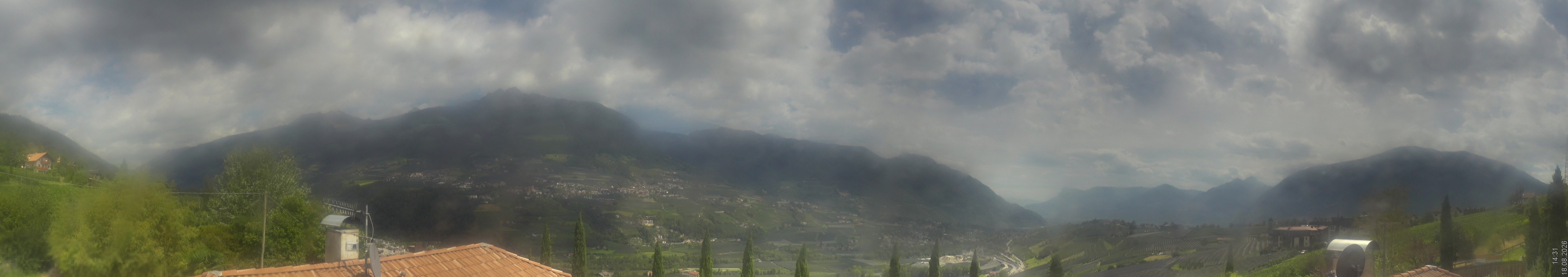 Archiv Foto Webcam Panorama Schenna
