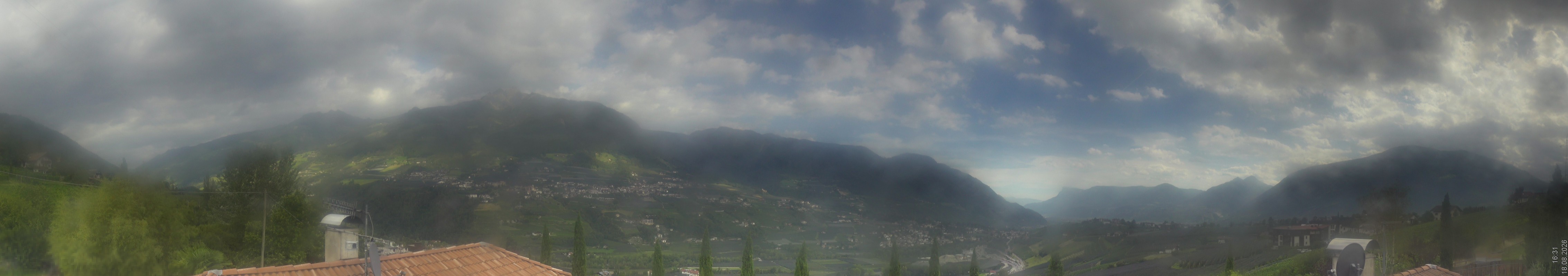 Archiv Foto Webcam Panorama Schenna