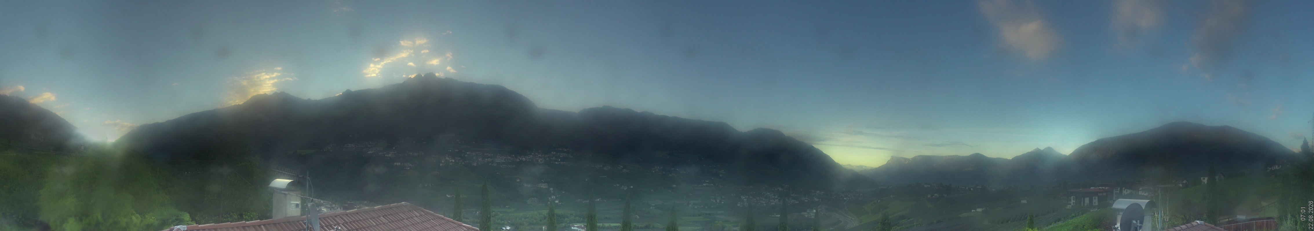 Archiv Foto Webcam Panorama Schenna