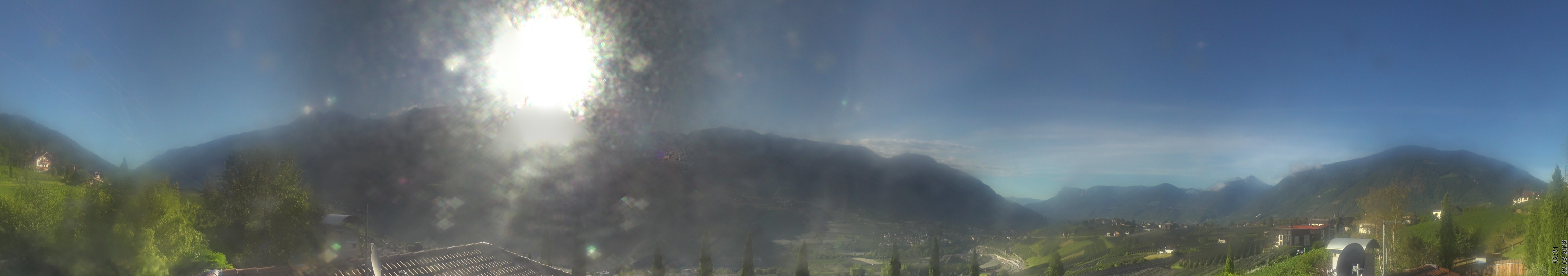 Archiv Foto Webcam Panorama Schenna