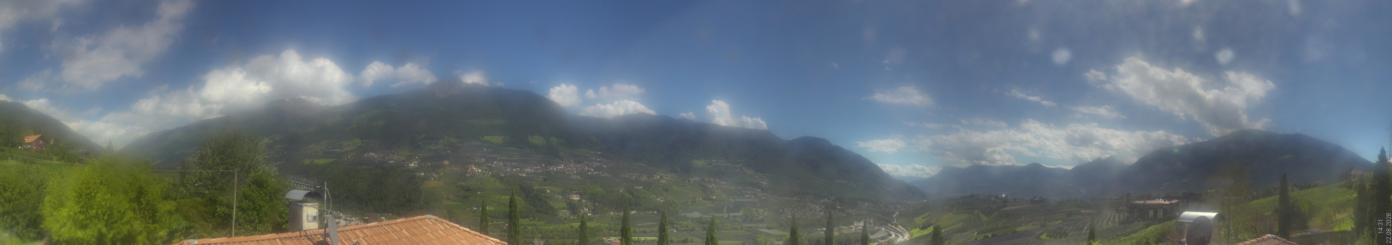 Archiv Foto Webcam Panorama Schenna