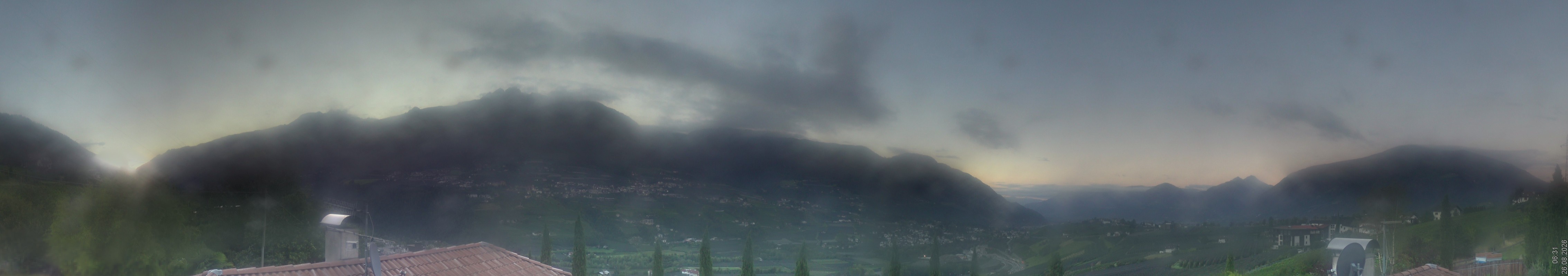 Archiv Foto Webcam Panorama Schenna